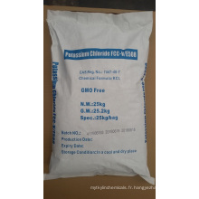 Sinochem Brand Chlorure de potassium Grade alimentaire